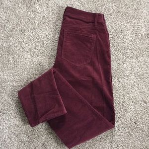 Ann Taylor Loft | NWOT Wine Corduroy Pants | Sz 26